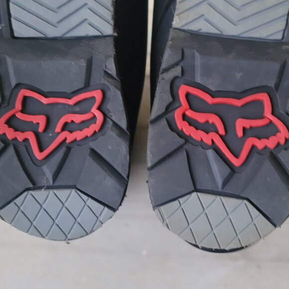 Fox Racing PRO FORMA Motocross BIKE Boots (MATTE BLK & SILVER) US Men's size 14 - Picture 14 of 15